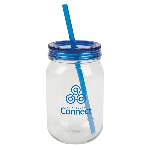 Bootlegger II 27 oz. RPET Mason Jar Tumbler - Bootlegger II 27 oz. RPET Mason Jar Tumbler - Image 4 of 8