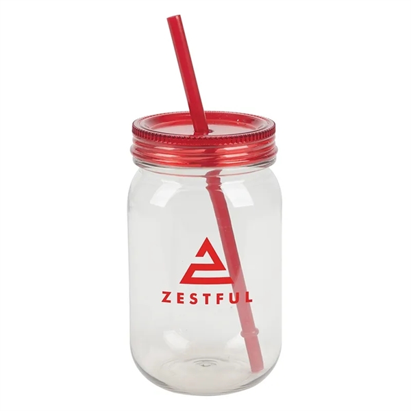 Bootlegger II 27 oz. RPET Mason Jar Tumbler - Bootlegger II 27 oz. RPET Mason Jar Tumbler - Image 6 of 8