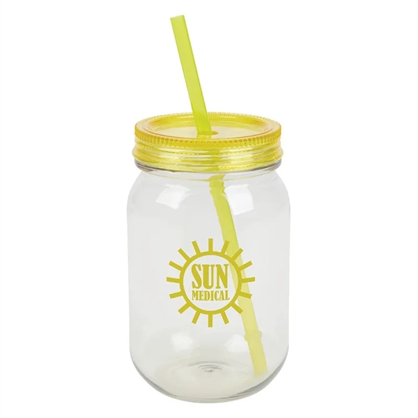 Bootlegger II 27 oz. RPET Mason Jar Tumbler - Bootlegger II 27 oz. RPET Mason Jar Tumbler - Image 8 of 8