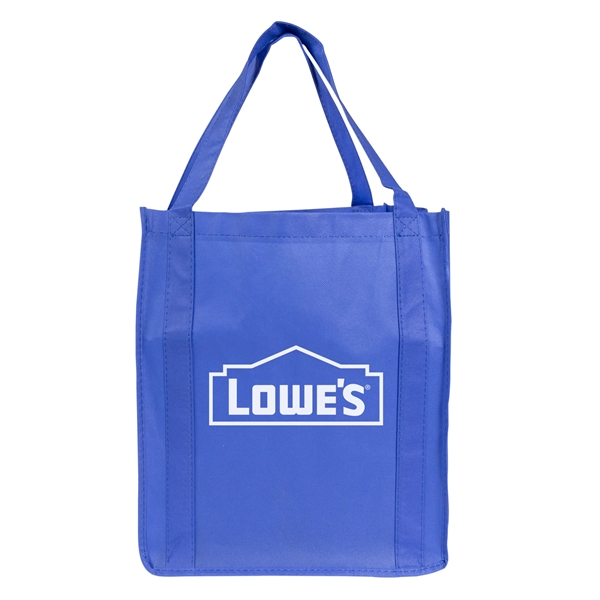 Grocery Non Woven Tote Bag with 20" Straps 80GSM - Grocery Non Woven Tote Bag with 20" Straps 80GSM - Image 2 of 6