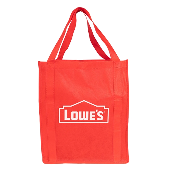 Grocery Non Woven Tote Bag with 20" Straps 80GSM - Grocery Non Woven Tote Bag with 20" Straps 80GSM - Image 6 of 6