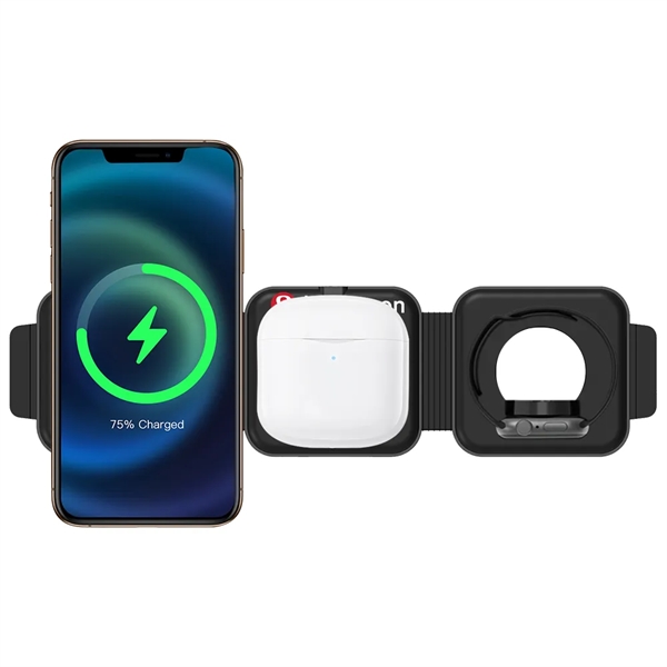 Denver 3 in 1  Magnetic Wireless Charger - Denver 3 in 1  Magnetic Wireless Charger - Image 2 of 7