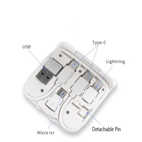 3-In-1 Wireless Charging Station Compact Cable Card - 3-In-1 Wireless Charging Station Compact Cable Card - Image 2 of 2