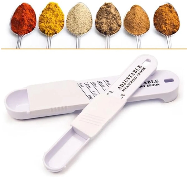 2 Pcs Adjustable Measuring Spoon Set - 2 Pcs Adjustable Measuring Spoon Set - Image 2 of 2