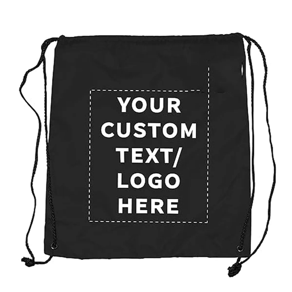 Customized Drawstring Gym Bag - Customized Drawstring Gym Bag - Image 0 of 2