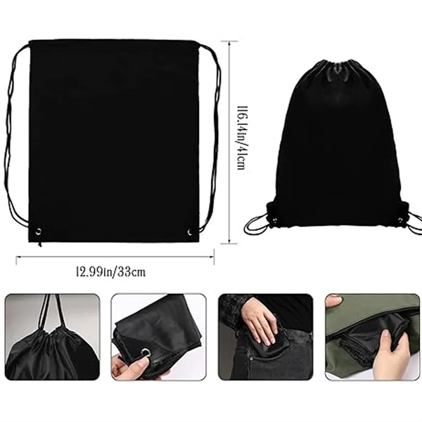 Customized Drawstring Gym Bag - Customized Drawstring Gym Bag - Image 2 of 2