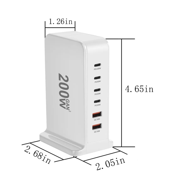 6-Port Charging Station - 6-Port Charging Station - Image 3 of 5
