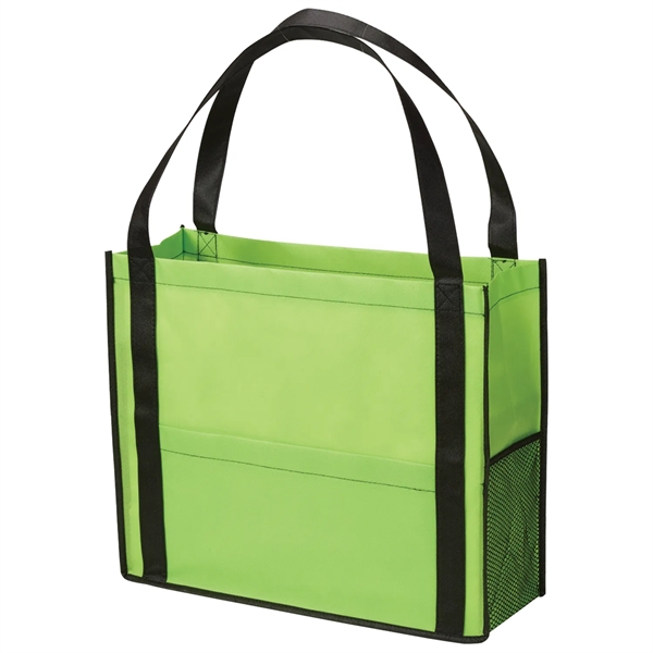 Chandler Non-Woven Mesh Tote Bag with Gusset - Chandler Non-Woven Mesh Tote Bag with Gusset - Image 9 of 11