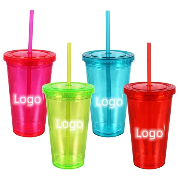 Double Layer Drink Cup 16 Oz. - Double Layer Drink Cup 16 Oz. - Image 1 of 2