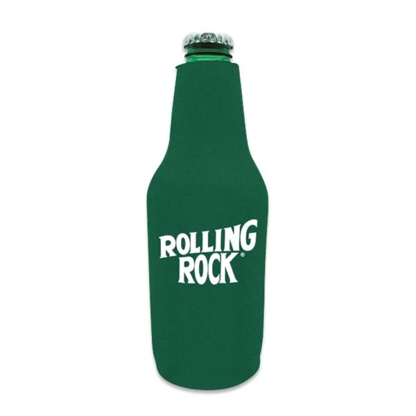 Silkscreen Bottle Cooler with Zipper - Silkscreen Bottle Cooler with Zipper - Image 9 of 20