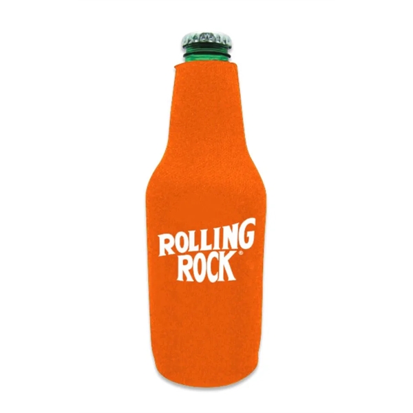 Silkscreen Bottle Cooler with Zipper - Silkscreen Bottle Cooler with Zipper - Image 3 of 20