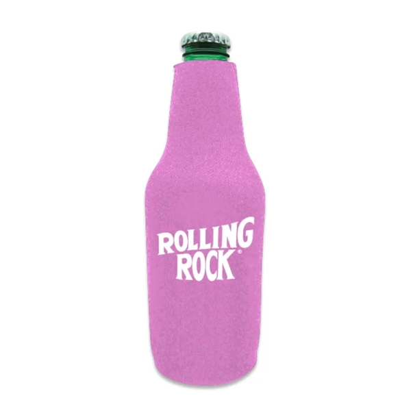 Silkscreen Bottle Cooler with Zipper - Silkscreen Bottle Cooler with Zipper - Image 11 of 20