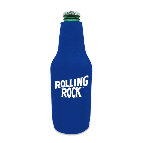 Silkscreen Bottle Cooler with Zipper - Silkscreen Bottle Cooler with Zipper - Image 5 of 20