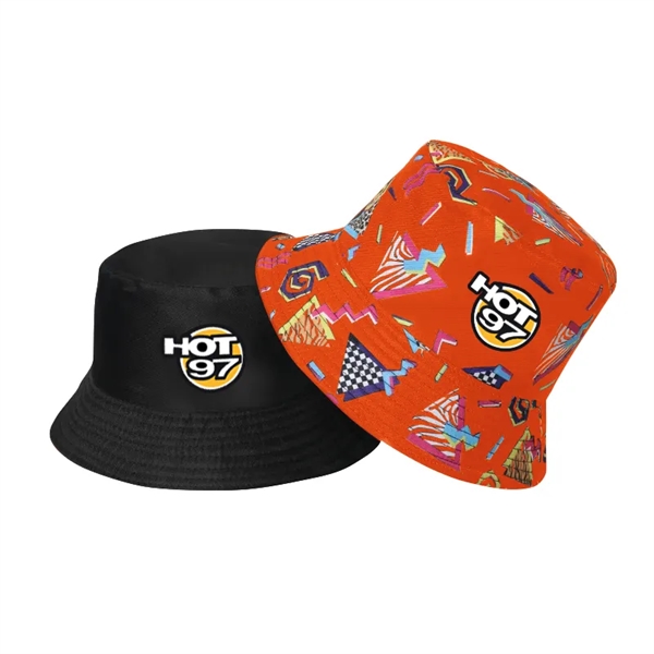 Sublimated Reversible Bucket Hat - Sublimated Reversible Bucket Hat - Image 3 of 30