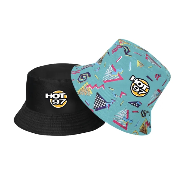 Sublimated Reversible Bucket Hat - Sublimated Reversible Bucket Hat - Image 7 of 30