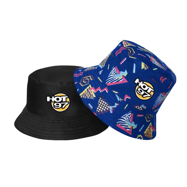 Sublimated Reversible Bucket Hat - Sublimated Reversible Bucket Hat - Image 11 of 30