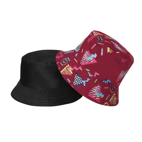 Sublimated Reversible Bucket Hat - Sublimated Reversible Bucket Hat - Image 14 of 30