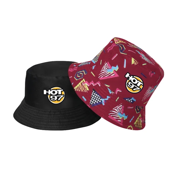 Sublimated Reversible Bucket Hat - Sublimated Reversible Bucket Hat - Image 13 of 30