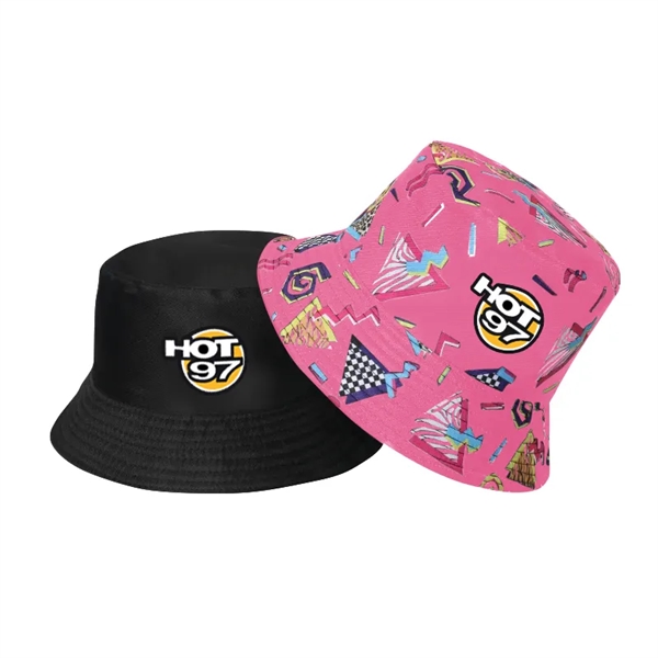 Sublimated Reversible Bucket Hat - Sublimated Reversible Bucket Hat - Image 19 of 30