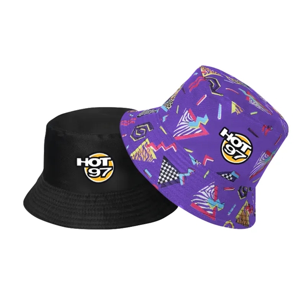 Sublimated Reversible Bucket Hat - Sublimated Reversible Bucket Hat - Image 21 of 30