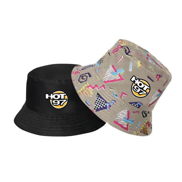 Sublimated Reversible Bucket Hat - Sublimated Reversible Bucket Hat - Image 23 of 30