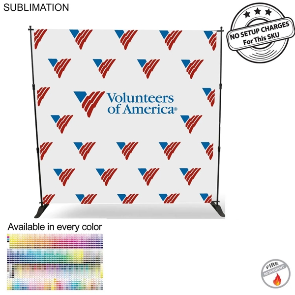 Volunteer, Non-for-profit 8' Backdrop, Media Wall
