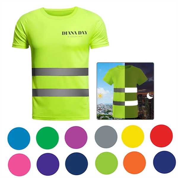 Reflective Safety Polo Short Sleeve - Reflective Safety Polo Short Sleeve - Image 0 of 4