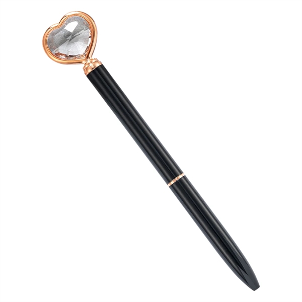 Heart Diamond Metal Pen - Heart Diamond Metal Pen - Image 2 of 6