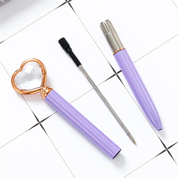 Heart Diamond Metal Pen - Heart Diamond Metal Pen - Image 6 of 6