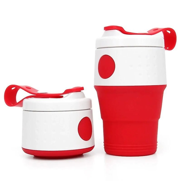 Collapsible Silicone Coffee Cup - Collapsible Silicone Coffee Cup - Image 2 of 4