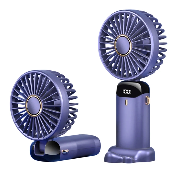 Foldable Screen Display Handheld Fan - Foldable Screen Display Handheld Fan - Image 1 of 7