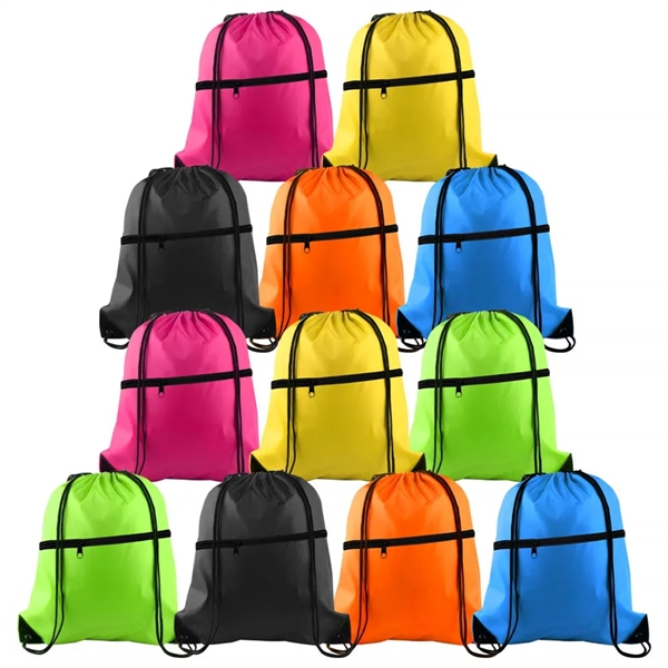 Drawstring Bag Sports Gym String Backpack - Drawstring Bag Sports Gym String Backpack - Image 0 of 1
