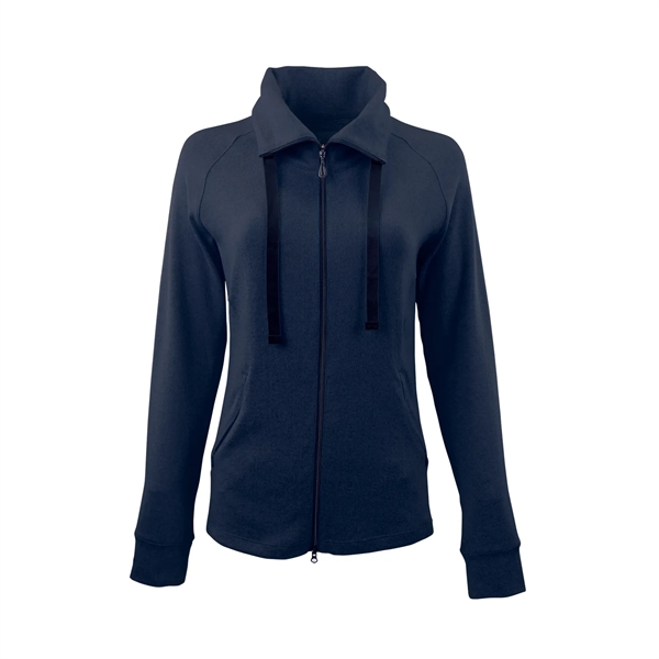 Women's Mock Neck Full Zip Jacket - Women's Mock Neck Full Zip Jacket - Image 13 of 17
