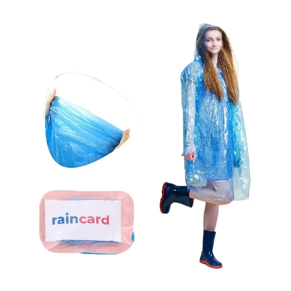 Portable Disposable Raincoat - Portable Disposable Raincoat - Image 4 of 4