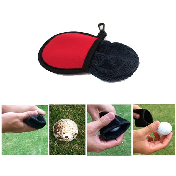 Golf Ball Cleaner Pouch Pocket - Golf Ball Cleaner Pouch Pocket - Image 2 of 3