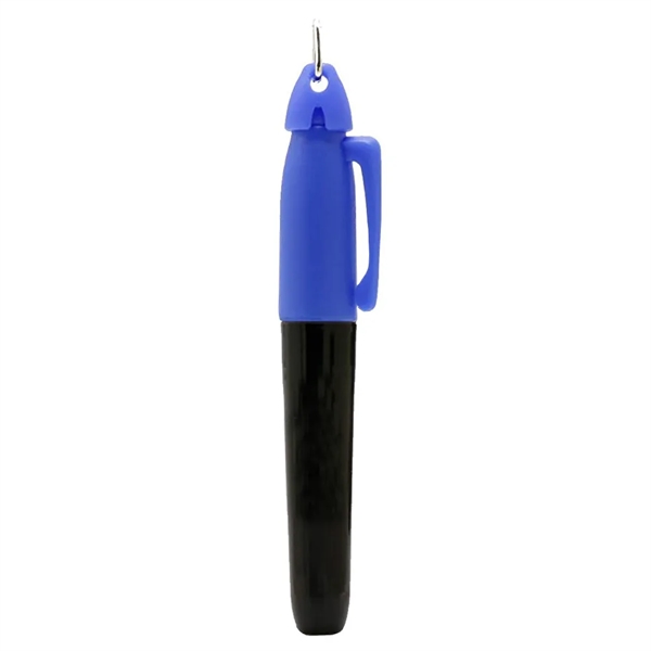 Mini Sharp Mark® Fine Tip Permanent Marker w/Key Ring Cap - Mini Sharp Mark® Fine Tip Permanent Marker w/Key Ring Cap - Image 9 of 16