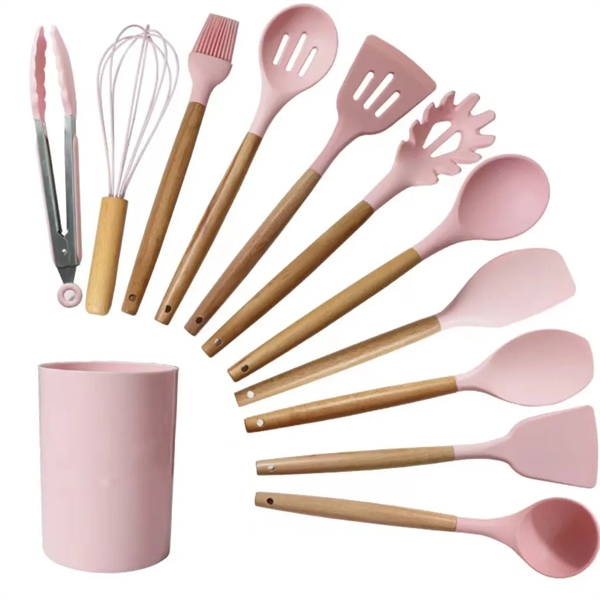12 Pcs Silicone Cooking Utensils Set - 12 Pcs Silicone Cooking Utensils Set - Image 2 of 4