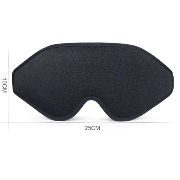 Sleep Eye Mask 3D Contoured Cup Sleeping Blindfold Concave - Sleep Eye Mask 3D Contoured Cup Sleeping Blindfold Concave - Image 2 of 3