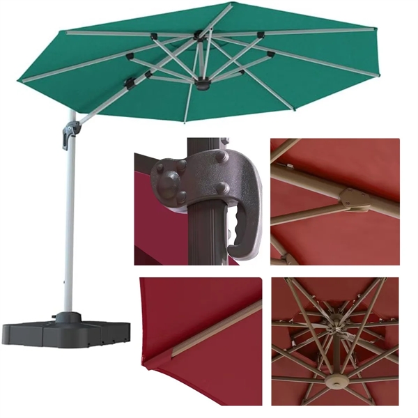 Outdoor Cantilever Patio Umbrella - Outdoor Cantilever Patio Umbrella - Image 1 of 4