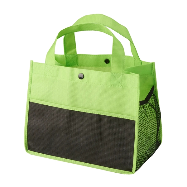Mini Snap Non-Woven Lunch Tote Bag - Mini Snap Non-Woven Lunch Tote Bag - Image 5 of 13
