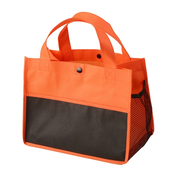 Mini Snap Non-Woven Lunch Tote Bag - Mini Snap Non-Woven Lunch Tote Bag - Image 7 of 13