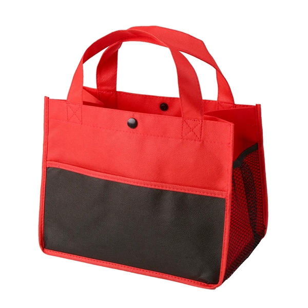 Mini Snap Non-Woven Lunch Tote Bag - Mini Snap Non-Woven Lunch Tote Bag - Image 11 of 13