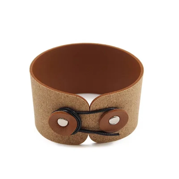 Cork PU-Leather Coffee Cup Sleeves - Cork PU-Leather Coffee Cup Sleeves - Image 8 of 8