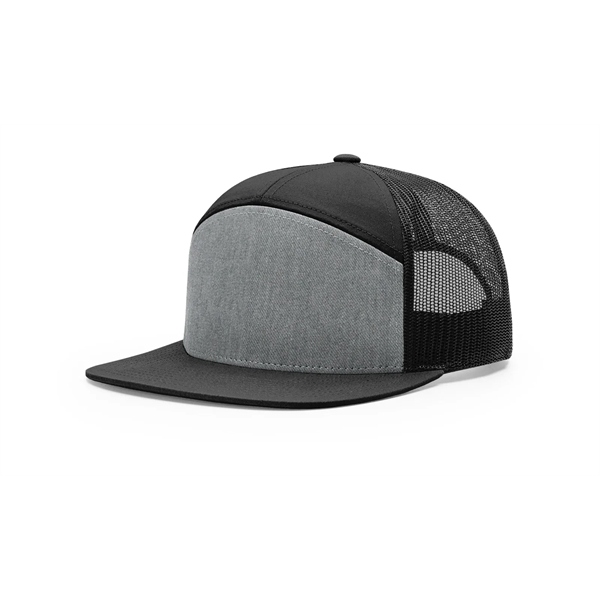 Richardson 7-Panel Flatbill Trucker Hat - Richardson 7-Panel Flatbill Trucker Hat - Image 13 of 17