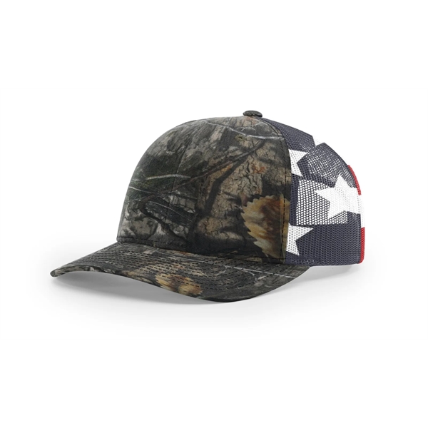 Richardson Printed Mesh Trucker Hat - Richardson Printed Mesh Trucker Hat - Image 11 of 15