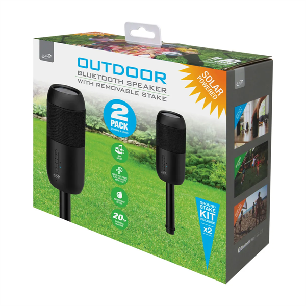 iLive™ Indoor and Outdoor Bluetooth Solar Speakers - iLive™ Indoor and Outdoor Bluetooth Solar Speakers - Image 4 of 14