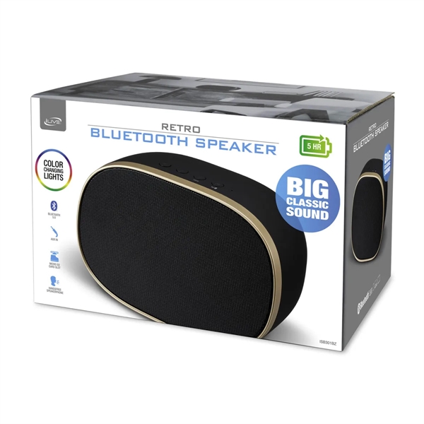 iLive™ Retro Wireless Bluetooth Speaker - iLive™ Retro Wireless Bluetooth Speaker - Image 3 of 9