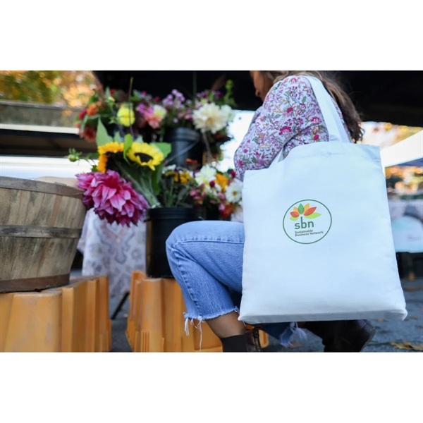 AWARE™ Recycled Cotton Gusset Bottom Tote - AWARE™ Recycled Cotton Gusset Bottom Tote - Image 7 of 12