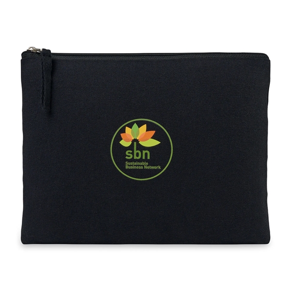 AWARE™ Recycled Cotton Zippered Pouch - AWARE™ Recycled Cotton Zippered Pouch - Image 2 of 7