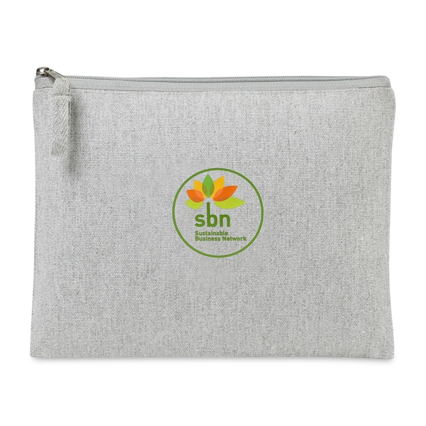 AWARE™ Recycled Cotton Zippered Pouch - AWARE™ Recycled Cotton Zippered Pouch - Image 4 of 7